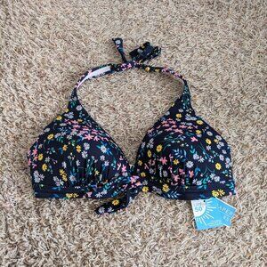 Draper James NWT Floral Bikini Top Sz L